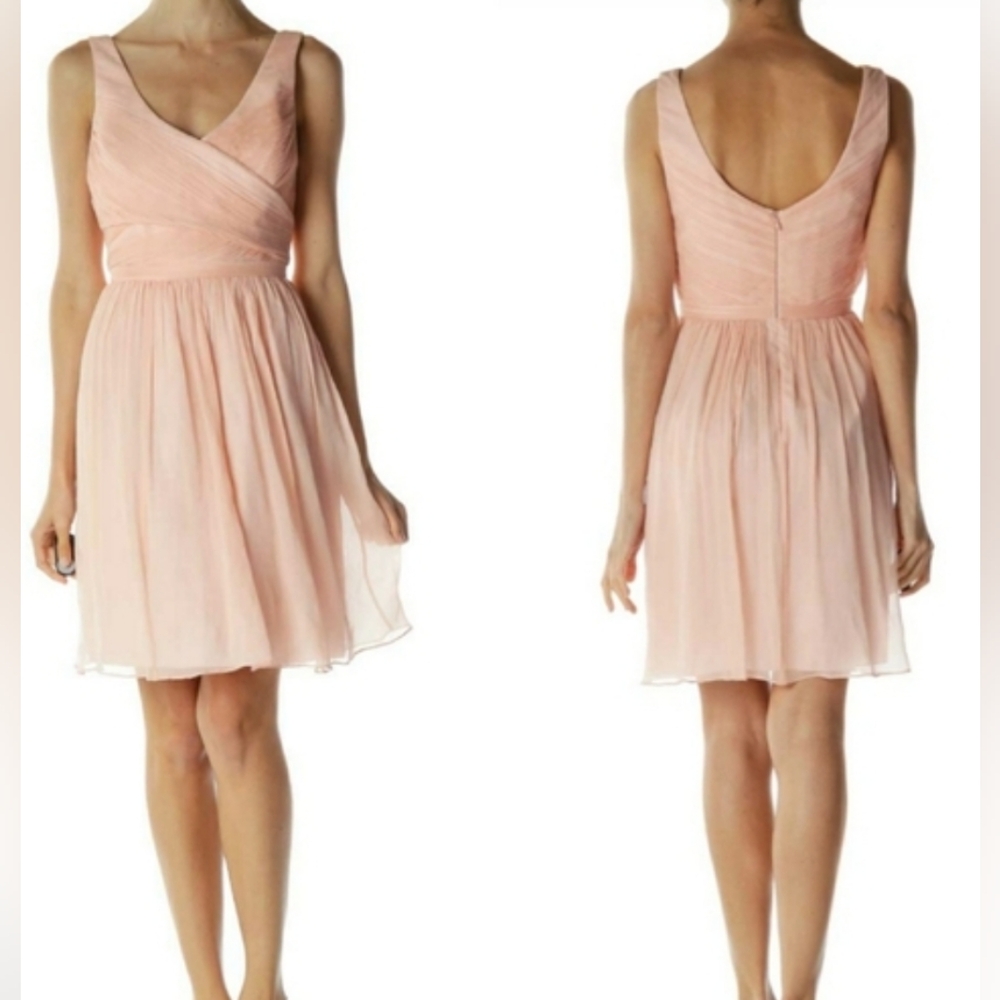 J Crew Silk Rose Heidi Peau De Soie Cocktail Dress Size 12